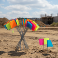 Landscape site marking flags pack of 100