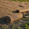 Biodegradable erosion control blanket small roll