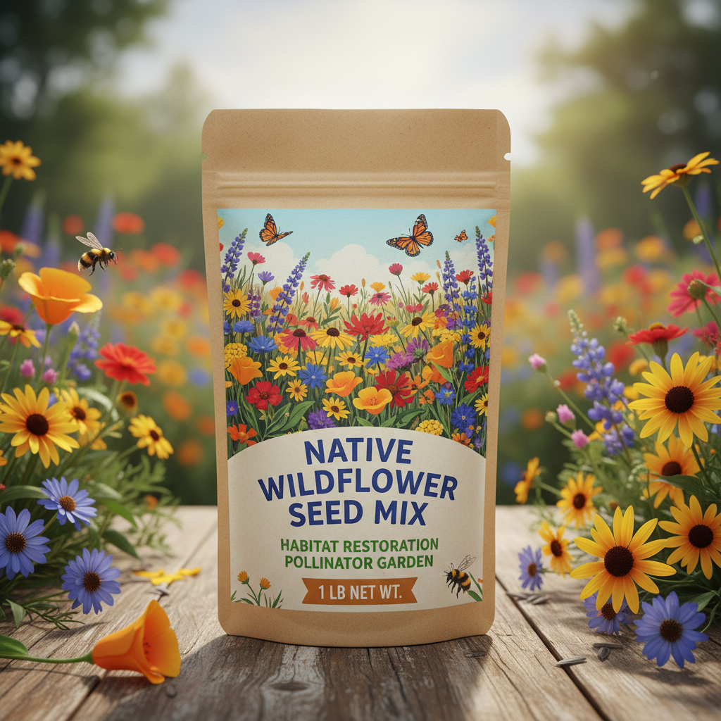 Native wildflower seed mix 1lb bag