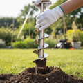 Handheld stainless steel soil sampler auger